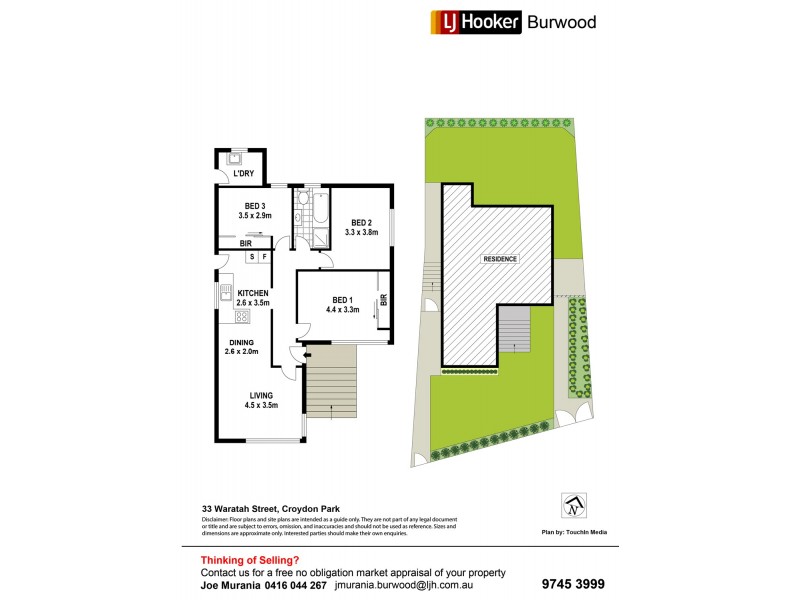 33 Waratah Street, Croydon Park NSW 2133 Floorplan