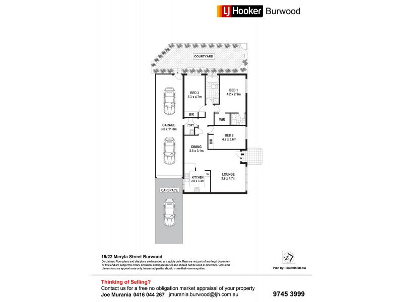 15/22-32 Meryla Street, Burwood NSW 2134 Floorplan