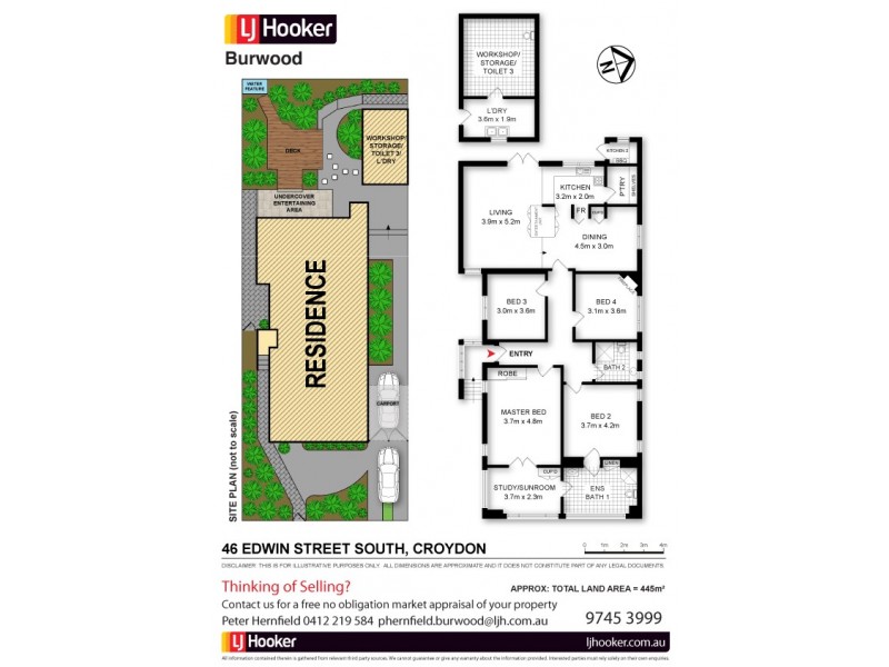 46 Edwin Street South, Croydon NSW 2132 Floorplan