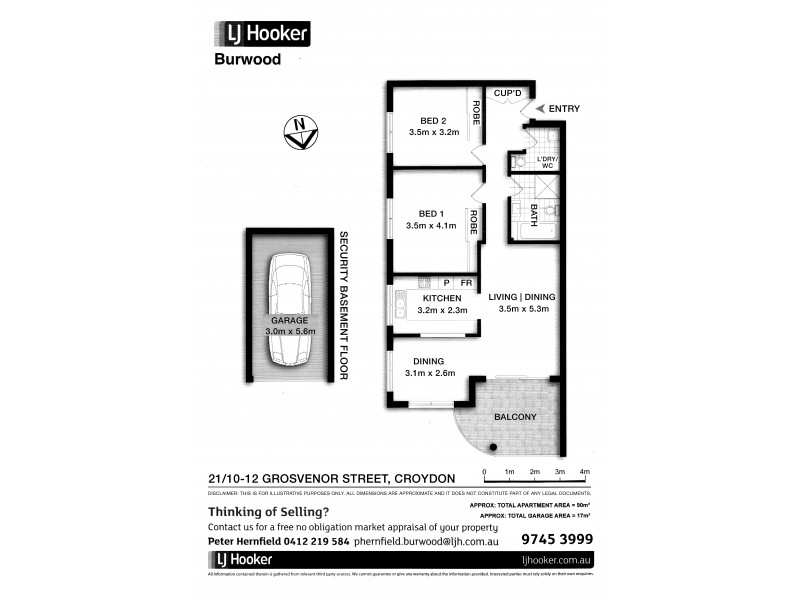 21/10-12 Grosvenor Street, Croydon NSW 2132 Floorplan