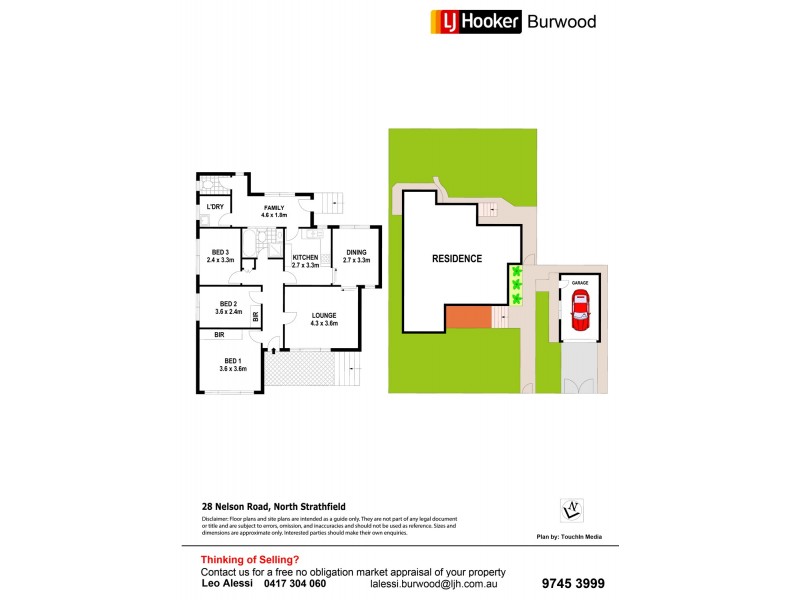 28 Nelson Road, North Strathfield NSW 2137 Floorplan