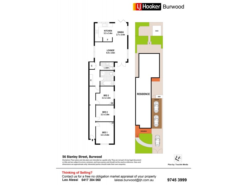56 Stanley Street, Burwood NSW 2134 Floorplan