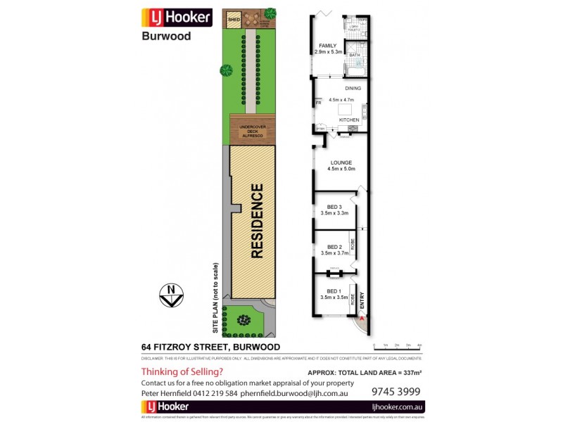 64 Fitzroy Street, Burwood NSW 2134 Floorplan