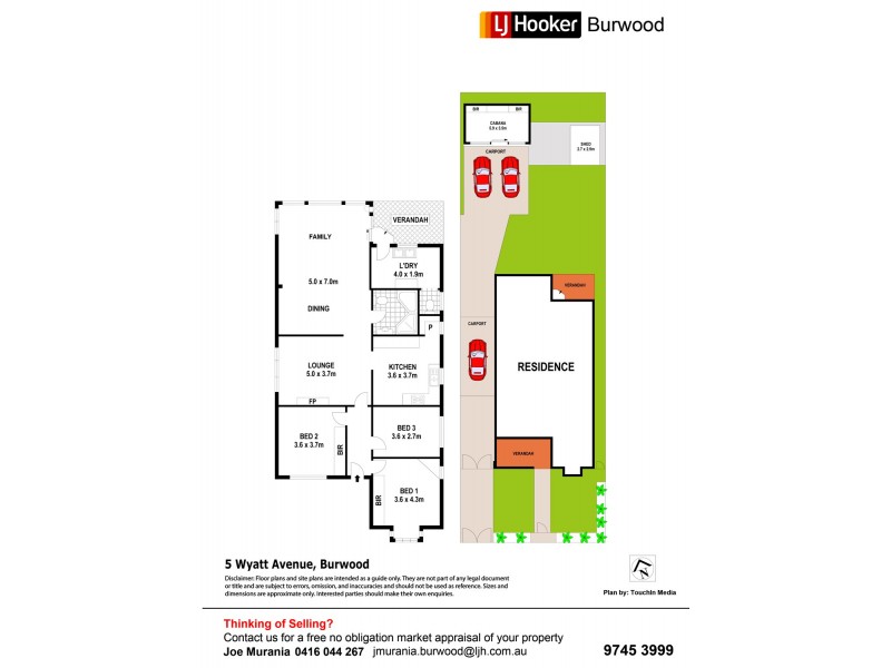 5 Wyatt Avenue, Burwood NSW 2134 Floorplan
