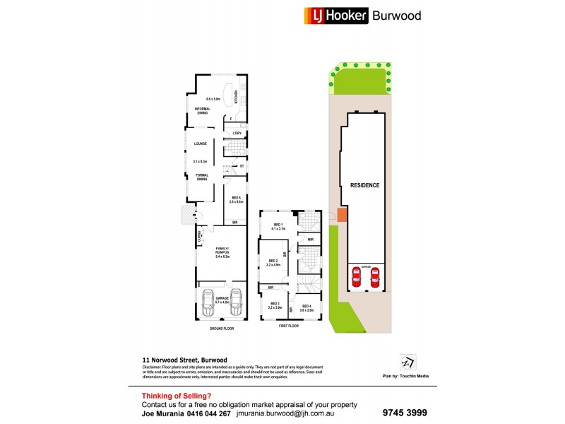 11 Norwood Street, Burwood NSW 2134 Floorplan