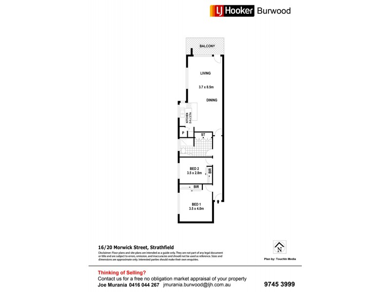 16/20-22 Morwick Street, Strathfield NSW 2135 Floorplan