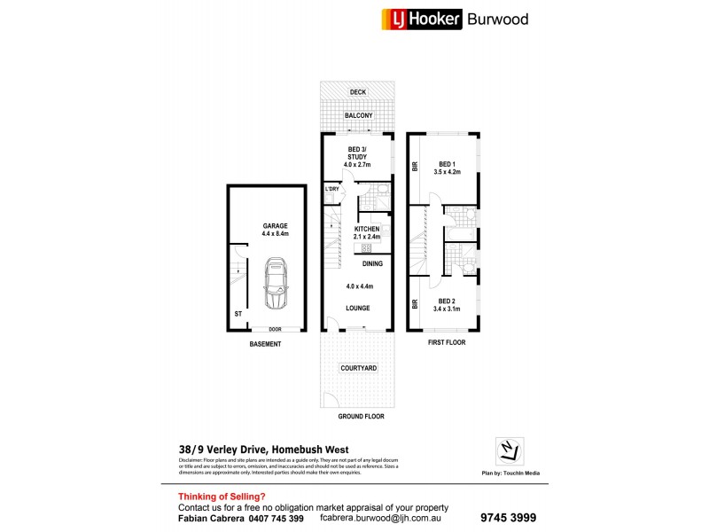 38/9 Verley Drive, Homebush NSW 2140 Floorplan
