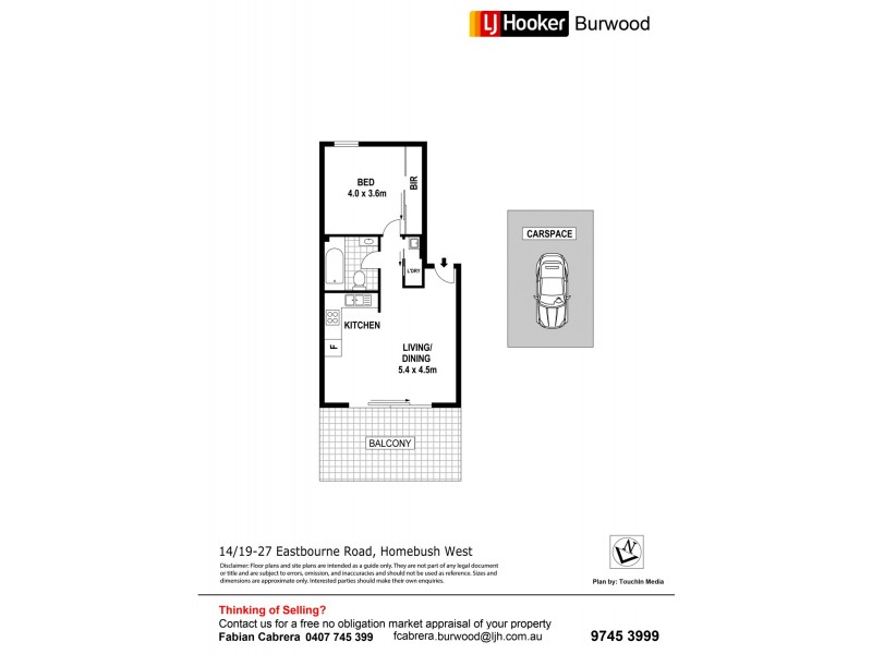 14/19-27 Eastbourne Road, Homebush West NSW 2140 Floorplan