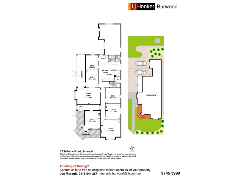 27 Selborne Street, Burwood NSW 2134 Floorplan