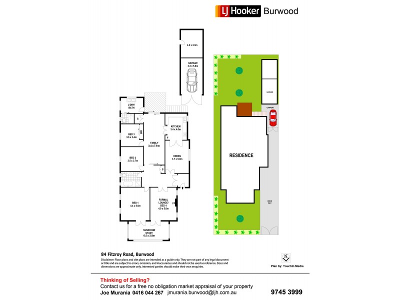 84 Fitzroy Street, Burwood NSW 2134 Floorplan