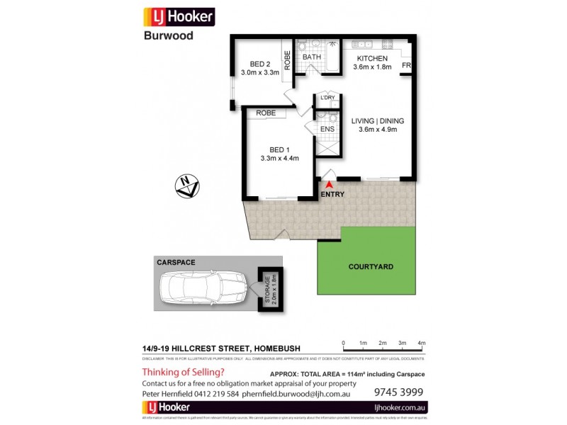 14/9-19 Hillcrest Street, Homebush NSW 2140 Floorplan
