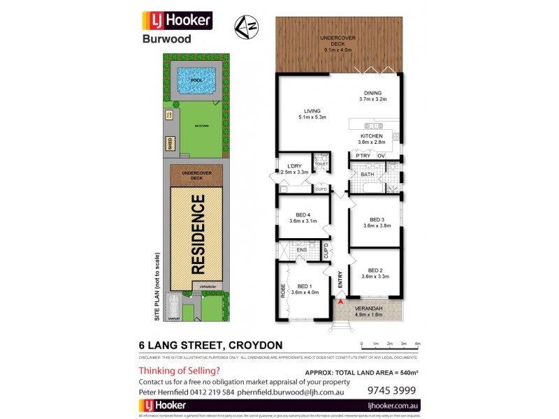 6 Lang Street, Croydon NSW 2132 Floorplan