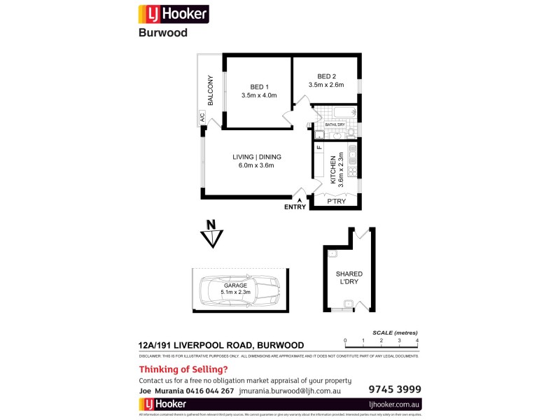 12A/191 Liverpool Road, Burwood NSW 2134 Floorplan