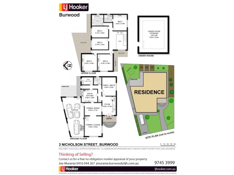 3 Nicholson Street, Burwood NSW 2134 Floorplan