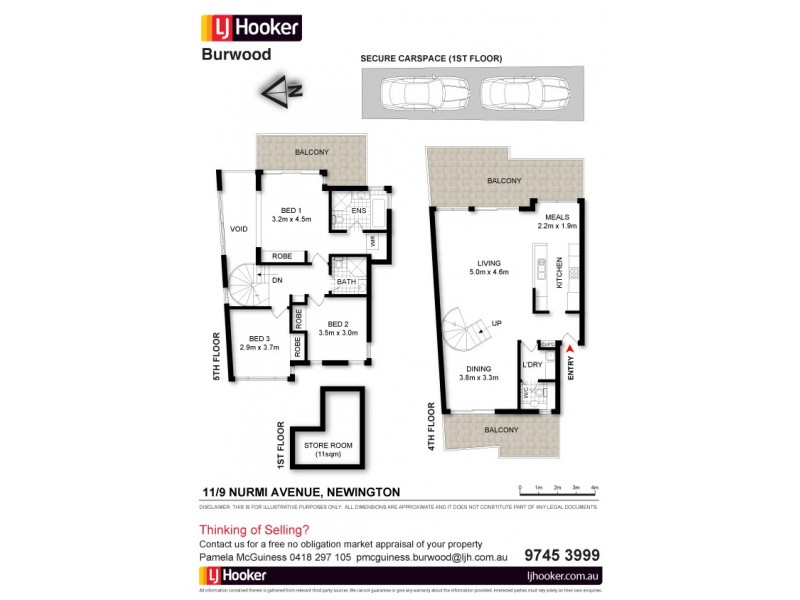 11/9 Nurmi Avenue, Newington NSW 2127 Floorplan