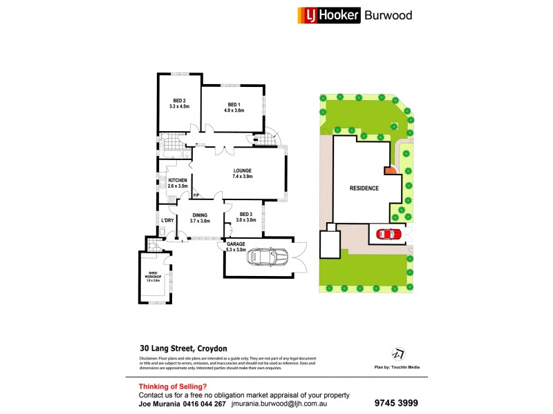 30 Lang Street, Croydon NSW 2132 Floorplan