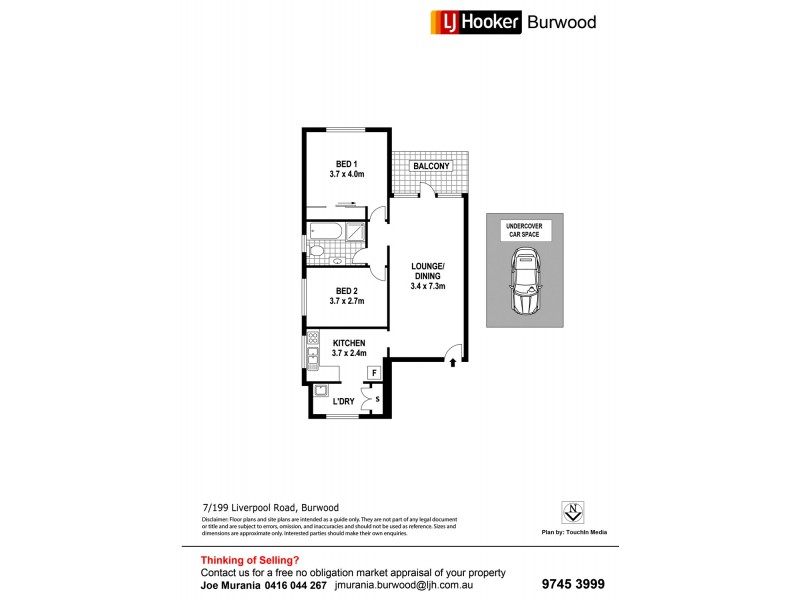 7/199 Liverpool Road, Burwood NSW 2134 Floorplan
