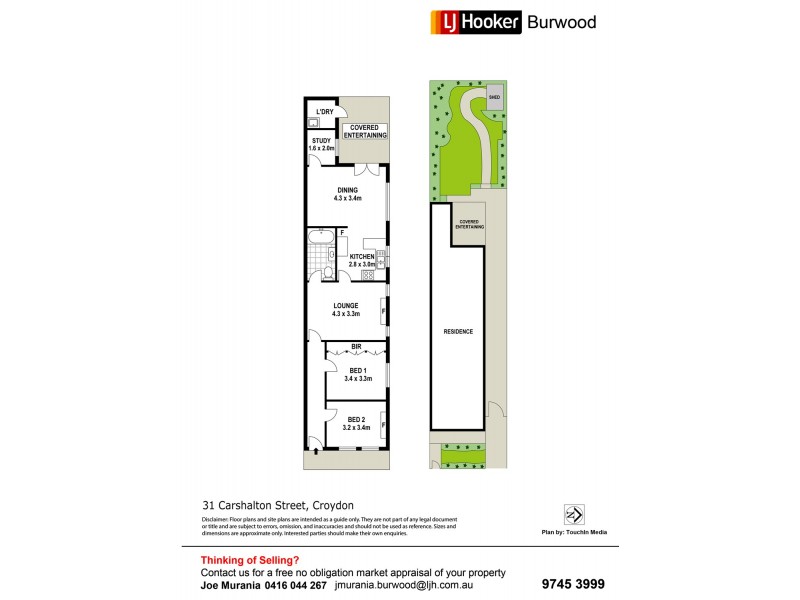 31 Carshalton Street, Croydon NSW 2132 Floorplan