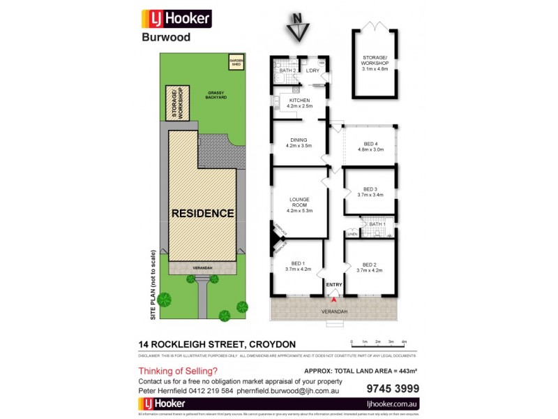14 Rockleigh Street, Croydon NSW 2132 Floorplan