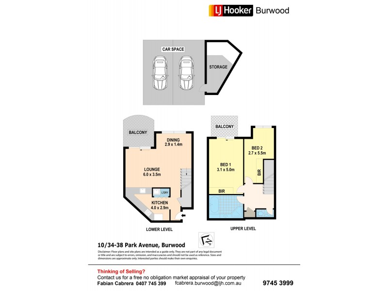 10/34-38 Park Avenue, Burwood NSW 2134 Floorplan