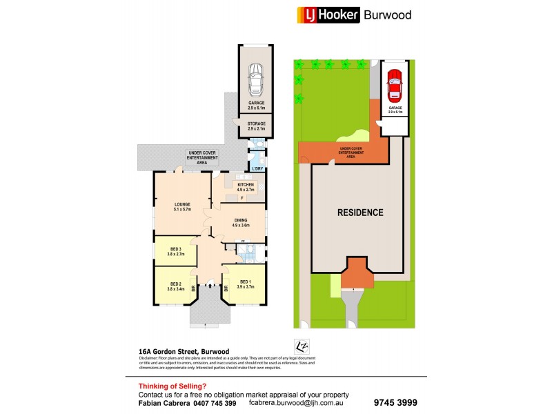 16A Gordon Street, Burwood NSW 2134 Floorplan
