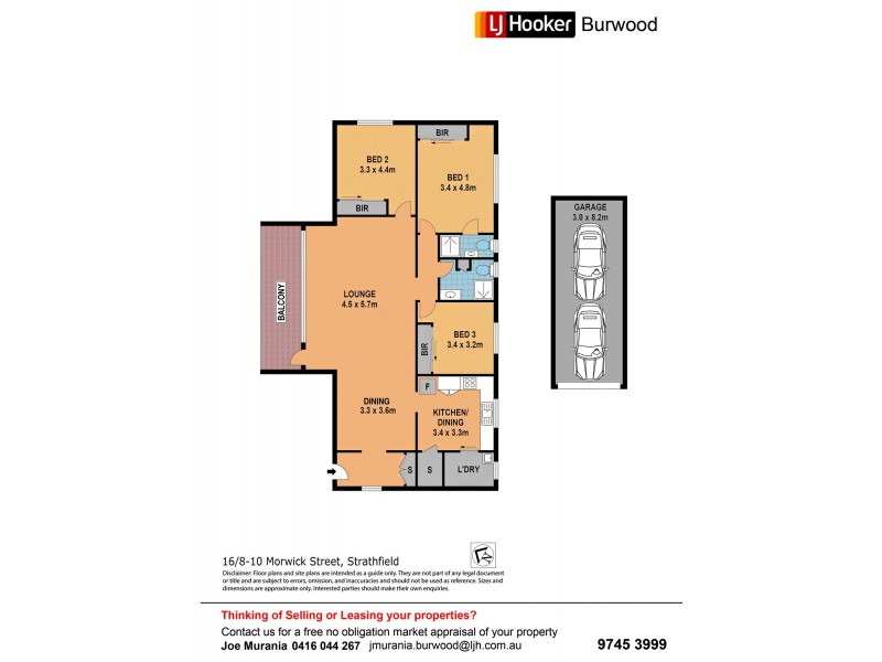 16/8-10 Morwick Street, Strathfield NSW 2135 Floorplan