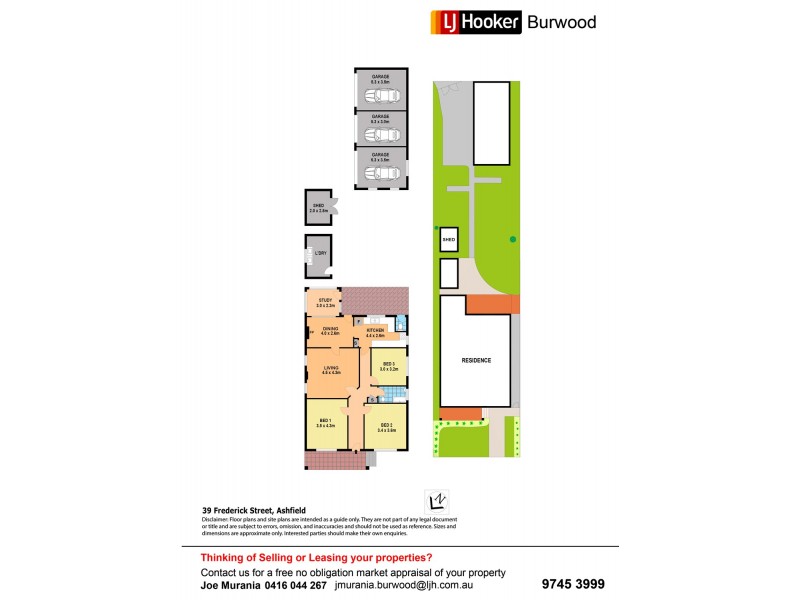 39 Frederick Street, Ashfield NSW 2131 Floorplan