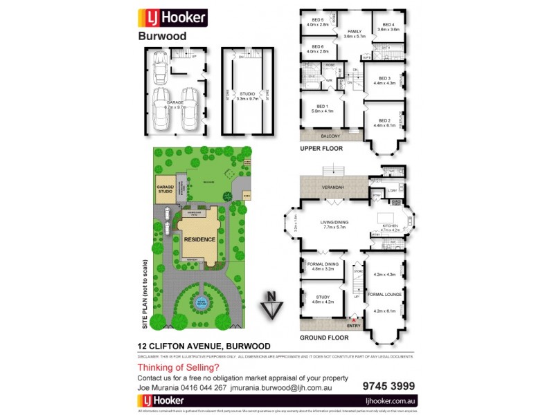 12 Clifton Avenue, Burwood NSW 2134 Floorplan