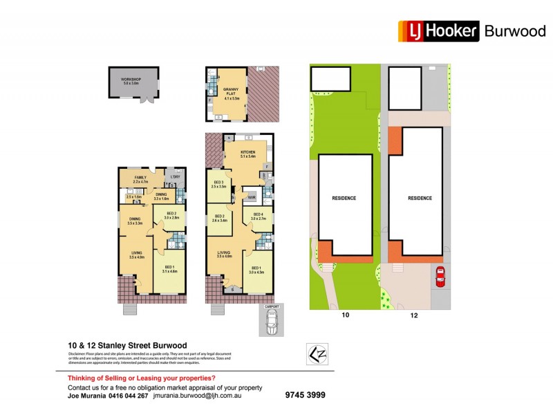 10-12 Stanley Street, Burwood NSW 2134 Floorplan