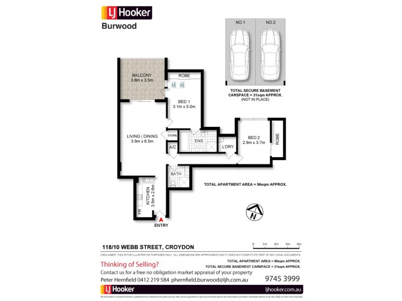 118/10 Webb Street, Croydon NSW 2132 Floorplan