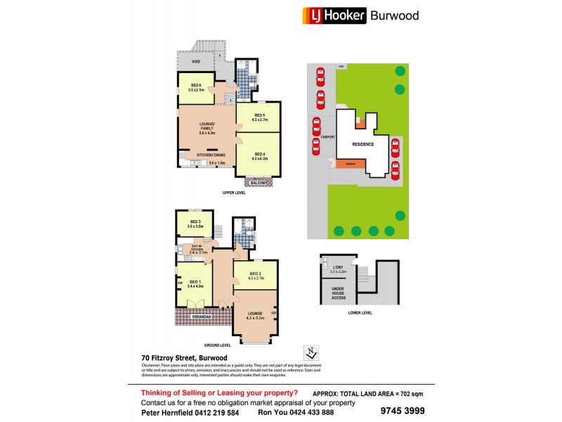 70 Fitzroy Street, Burwood NSW 2134 Floorplan