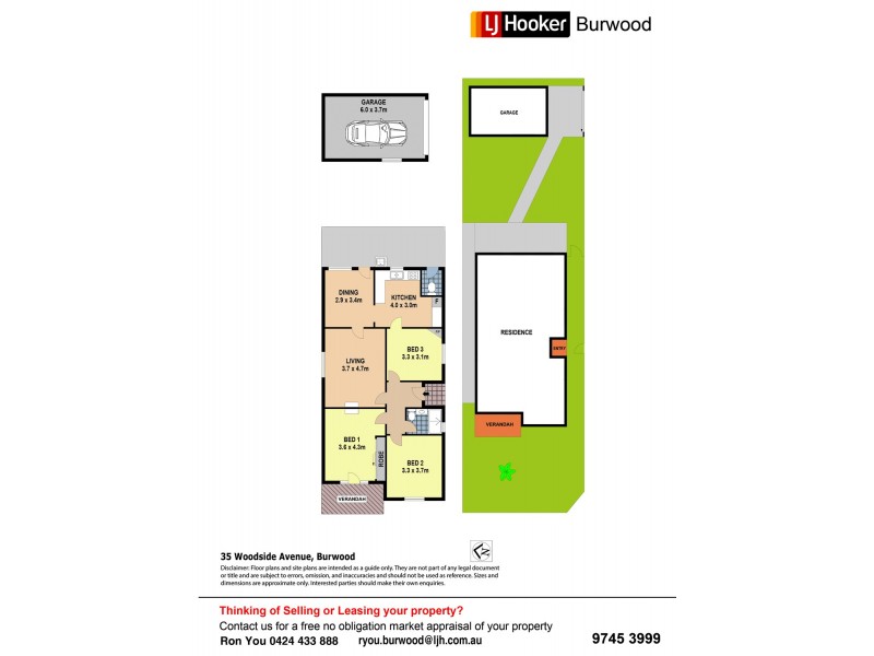 35 Woodside Avenue, Burwood NSW 2134 Floorplan