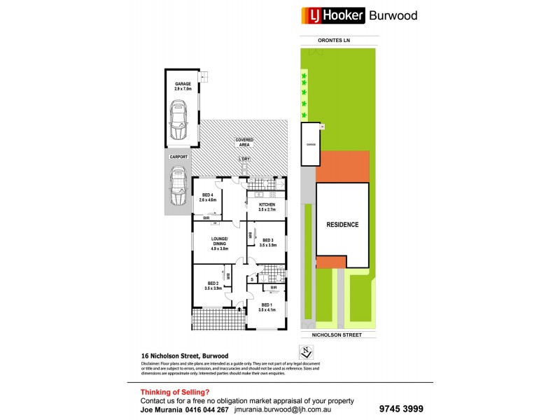 16 Nicholson Street, Burwood NSW 2134 Floorplan