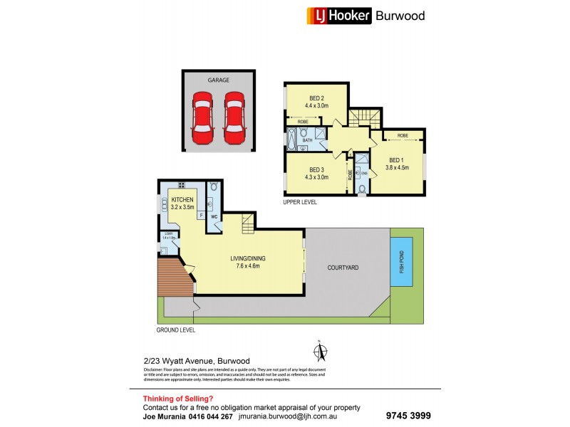 2/23 Wyatt Avenue, Burwood NSW 2134 Floorplan