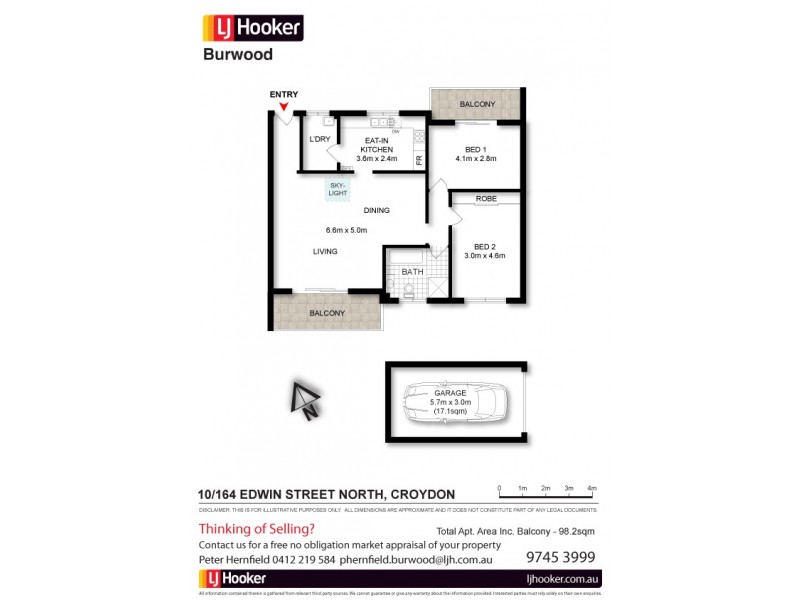 10/164 Edwin Street North, Croydon NSW 2132 Floorplan