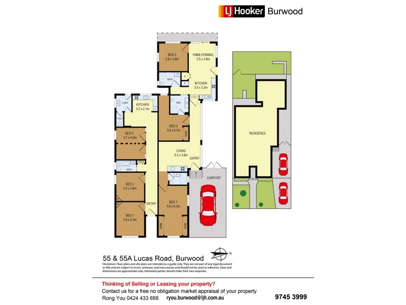 55/55A Lucas Road, Burwood NSW 2134 Floorplan