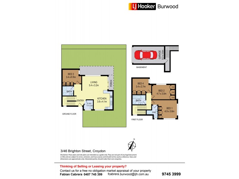 Lot 3/46 Brighton Street, Croydon NSW 2132 Floorplan