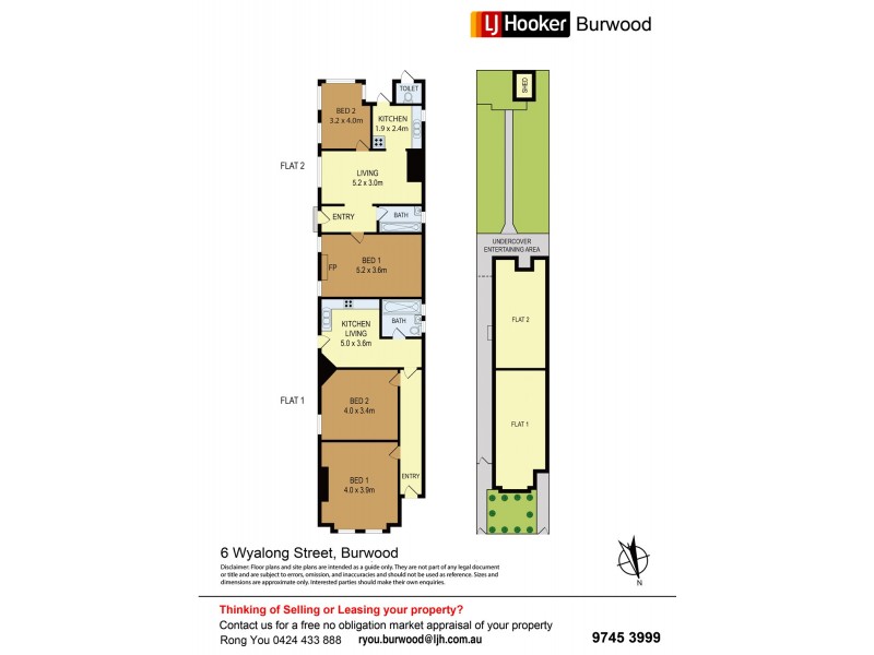 6 Wyalong Street, Burwood NSW 2134 Floorplan