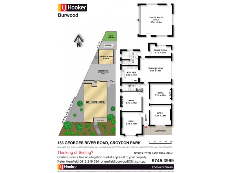 183 Georges River Road ( Crn Boyle Street), Croydon Park NSW 2133 Floorplan