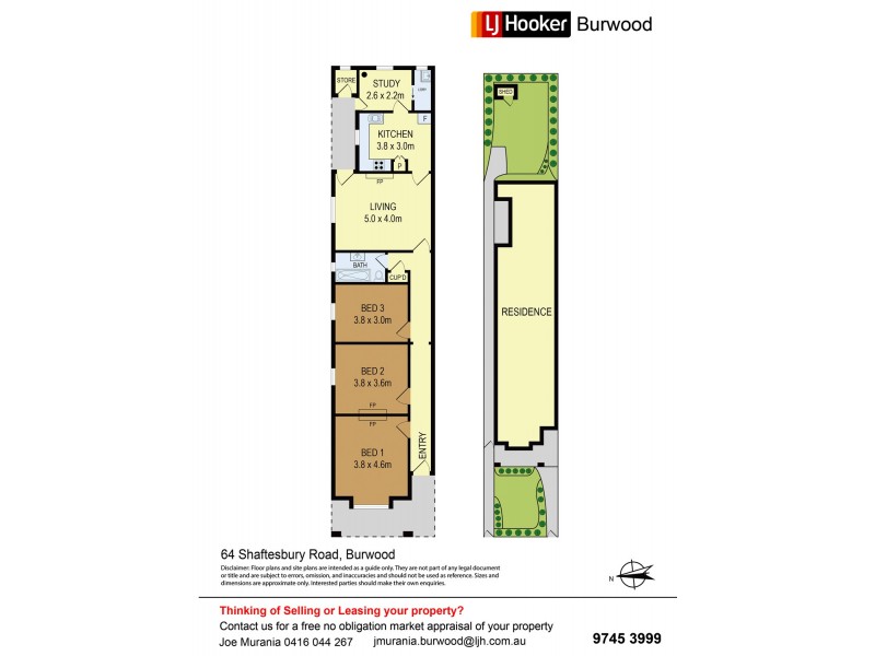 64 Shaftesbury Road, Burwood NSW 2134 Floorplan