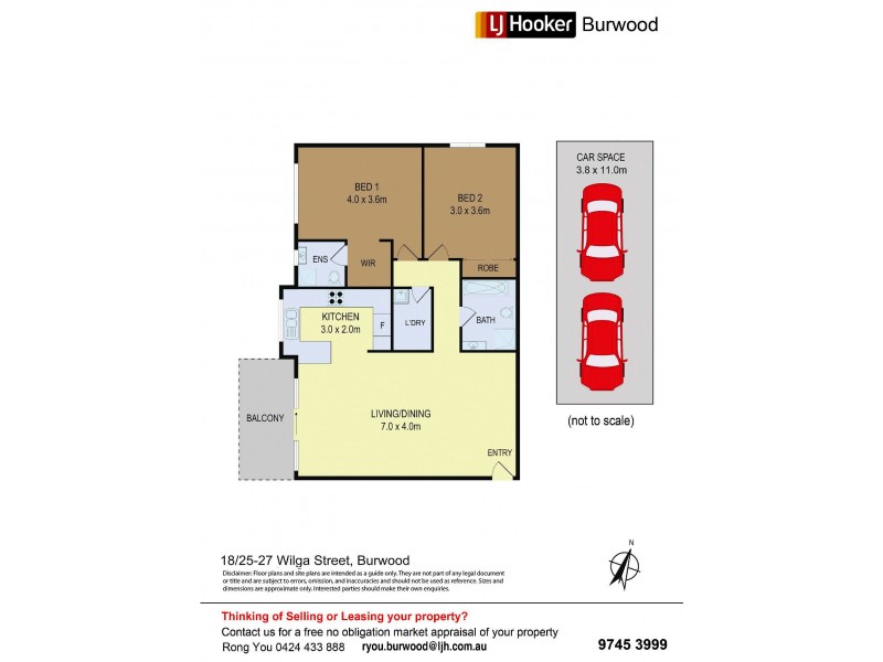 18/25-29 Wilga Street, Burwood NSW 2134 Floorplan