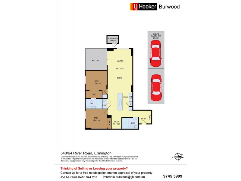 548/64-72 River Road, Ermington NSW 2115 Floorplan
