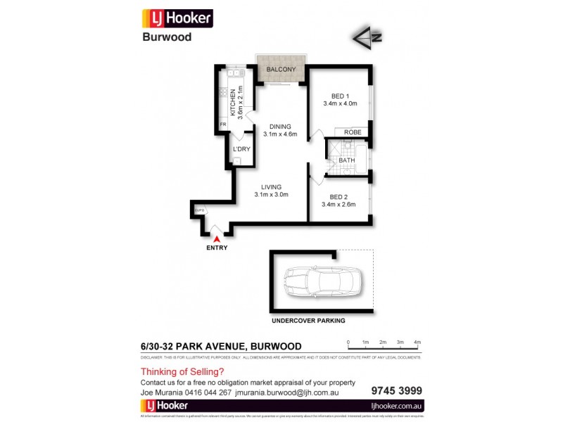 6/30-32 Park Avenue, Burwood NSW 2134 Floorplan