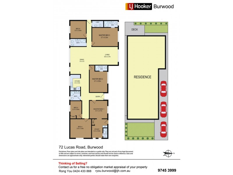 72 Lucas Road, Burwood NSW 2134 Floorplan