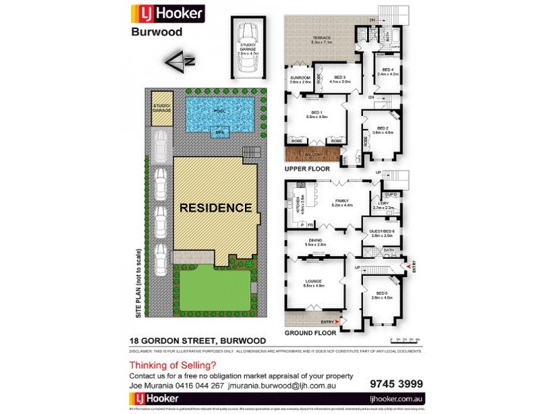 18 Gordon Street, Burwood NSW 2134 Floorplan