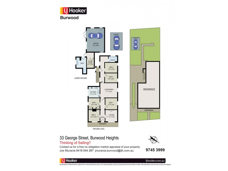 33 George Street, Burwood Heights NSW 2136 Floorplan