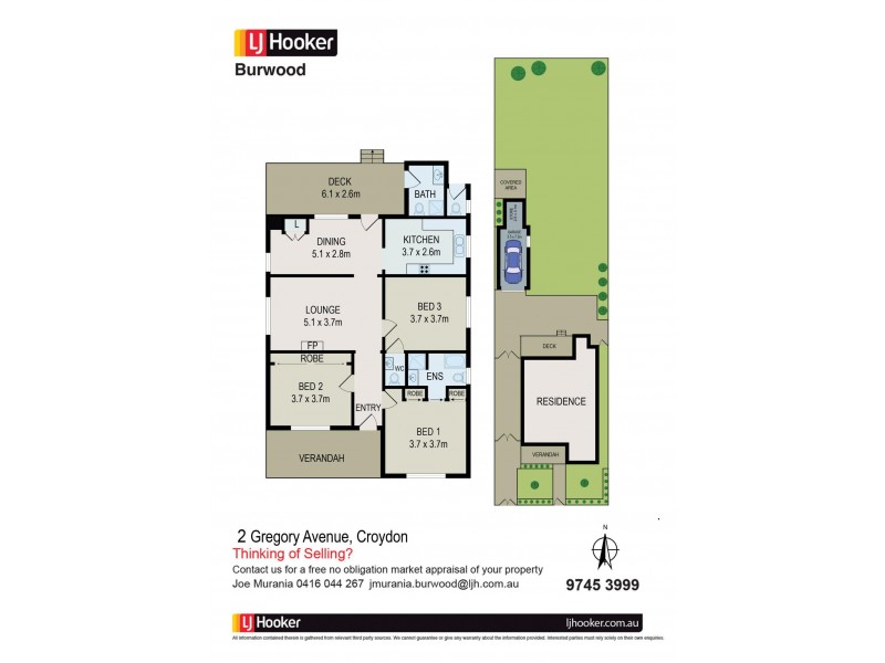 2 Gregory Avenue, Croydon NSW 2132 Floorplan