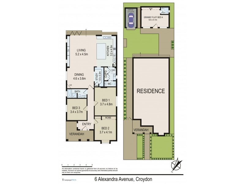 6 Alexandra Avenue, Croydon NSW 2132 Floorplan