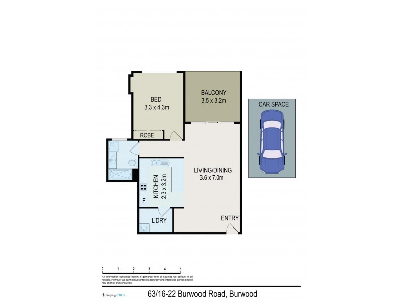 63/16-22 Burwood Road, Burwood NSW 2134 Floorplan