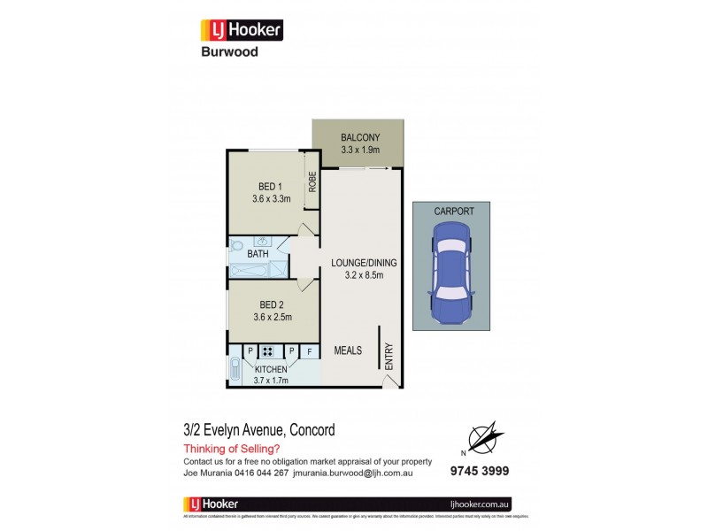 3/2 Evelyn Avenue, Concord NSW 2137 Floorplan